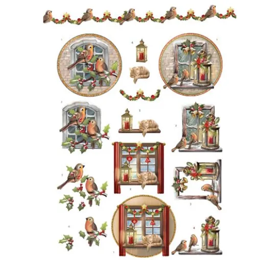 3D-Stanzbogenbuch "Christmas Village"