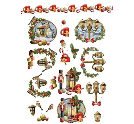 3D-Stanzbogenbuch "Christmas Village"
