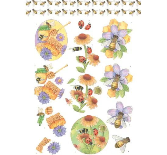 3D-Stanzbogenbuch "Spring Animals"