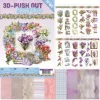 3D-Stanzbogenbuch "Spring Bloom"