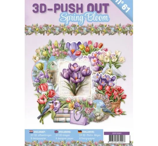 3D-Stanzbogenbuch "Spring Bloom"