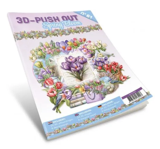 3D-Stanzbogenbuch "Spring Bloom"