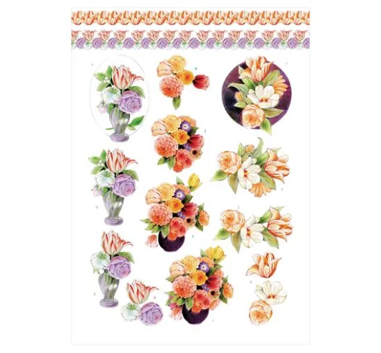 3D-Stanzbogenbuch "Urban Flowers"