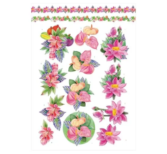 3D-Stanzbogenbuch "Urban Flowers"