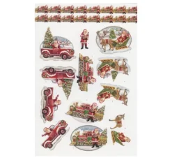 3D-Stanzbogenbuch "White Christmas Feelings"