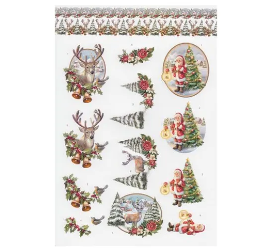 3D-Stanzbogenbuch "White Christmas Feelings"