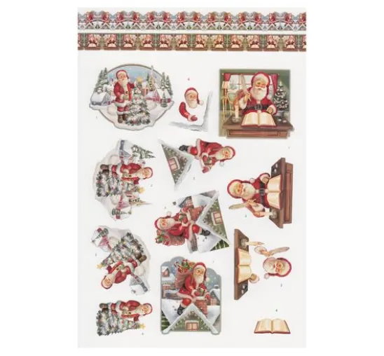 3D-Stanzbogenbuch "White Christmas Feelings"