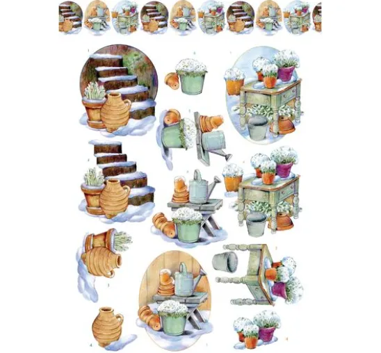 3D-Stanzbogenbuch "Winter Charme"