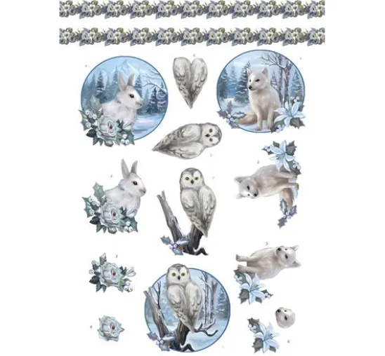 3D-Stanzbogenbuch "Winter Charme"