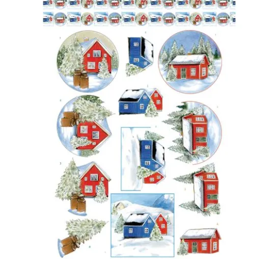 3D-Stanzbogenbuch "Winter Charme"