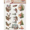3D-Stanzbogen-Set "From Santa with love"