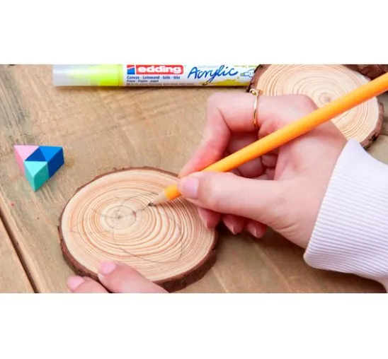 edding 5100 Acrylic "Acrylmarker - Basic", Mittel, 5er-Set