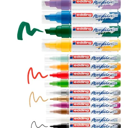 edding Acrylic "Acrylmarker Creative Set", 14er-Set