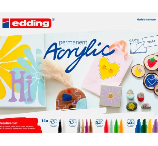 edding Acrylic "Acrylmarker Creative Set", 14er-Set