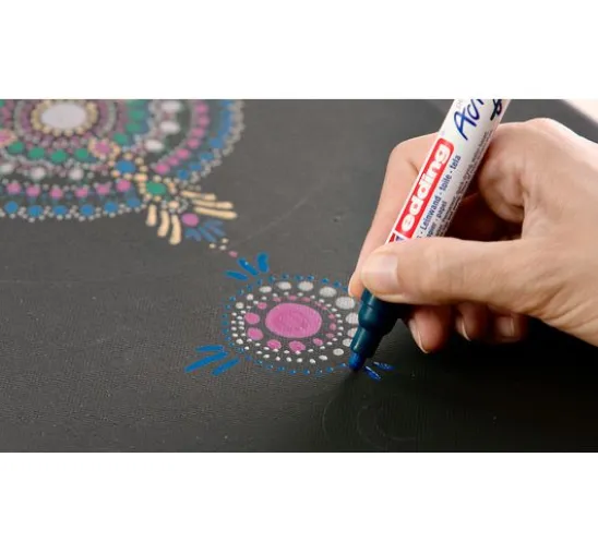 edding 5100 Acrylic "Acrylmarker - Festlich", Mittel, 5er-Set