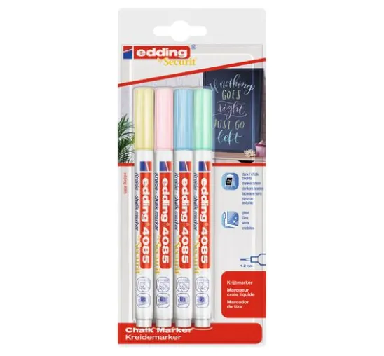edding 4085 Kreidemarker 4er-Set