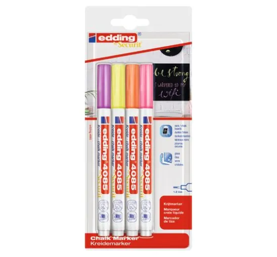 edding 4085 Kreidemarker 4er-Set