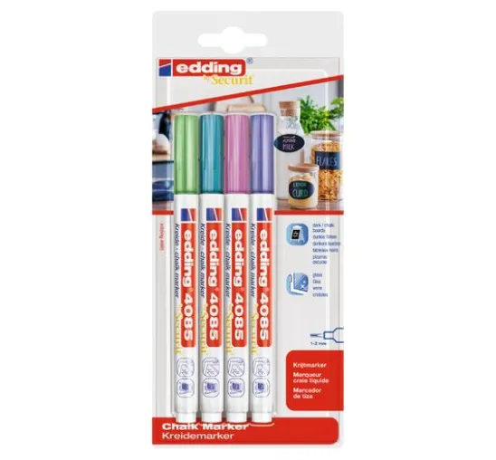 edding 4085 Kreidemarker 4er-Set