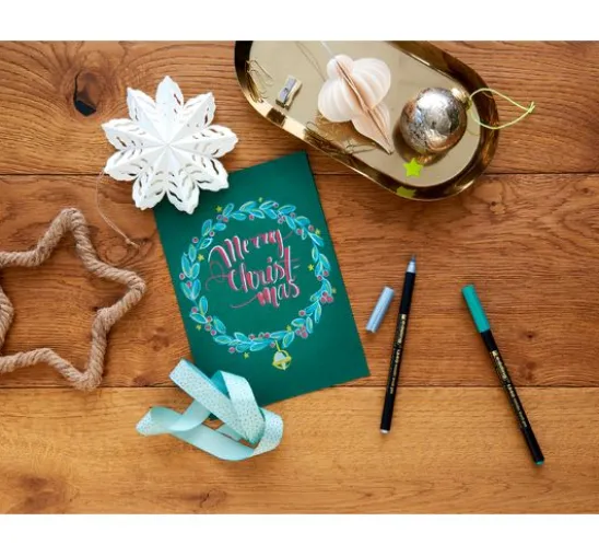 edding 1340 Pinselstift "Xmas - Metallic"