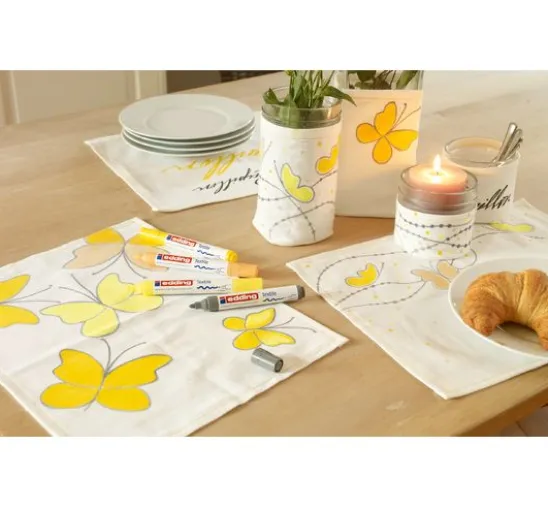 edding 4600 "Textil Pen", 5 Stück