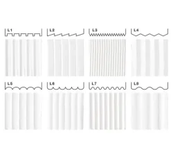Effektspachtel Set, 4 Stück