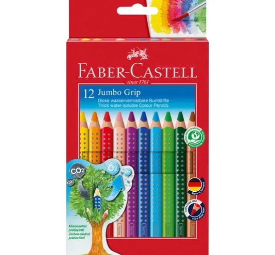 FABER-CASTELL Buntstifte "Jumbo Grip"