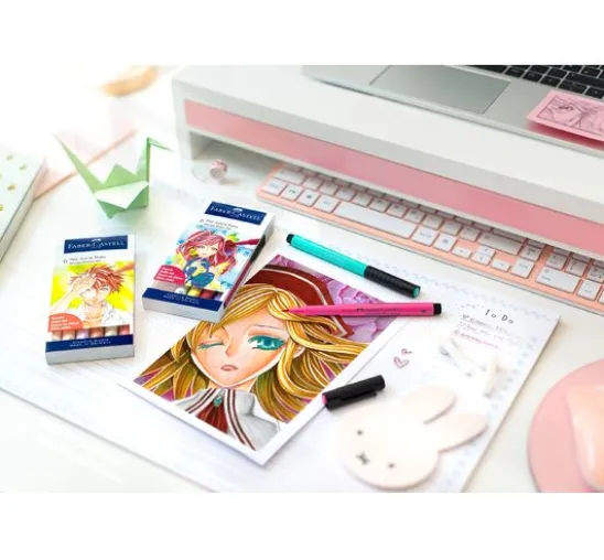 Faber-Castell Pitt Artist Pen Brush Manga Kaoiro