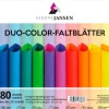 Faltblätter "Duo-Color", Rainbow Colors