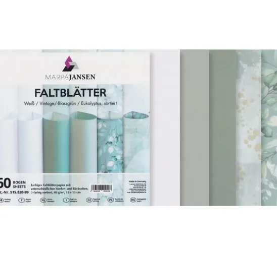 Faltblätter "Eukalyptus"