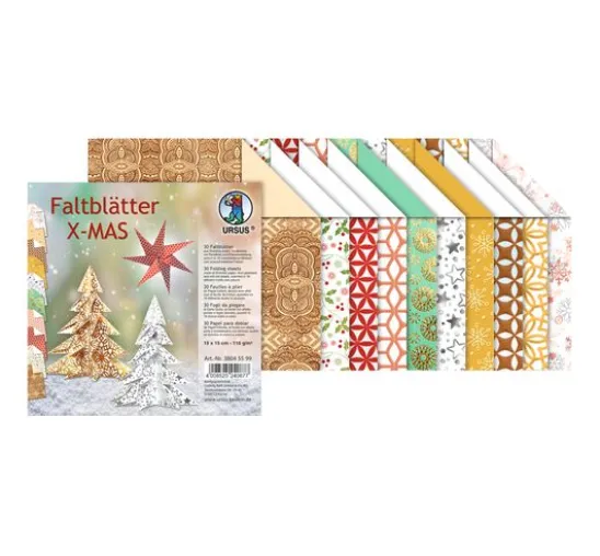 Faltblätter "Hotfoil Xmas"