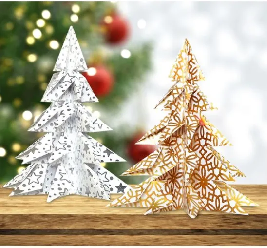Faltblätter "Hotfoil Xmas"