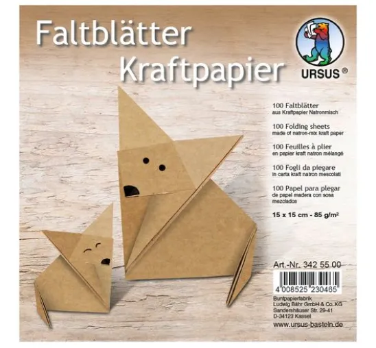 Faltblätter "Kraftpapier"
