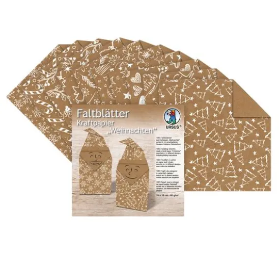 Faltblätter "Kraftpapier Weihnachten"