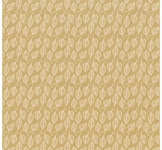 Faltpapier-Sortiment "Kraftpapier Floral"