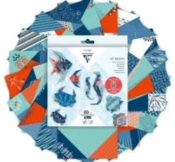 Faltpapier-Sortiment "Meerestiere"