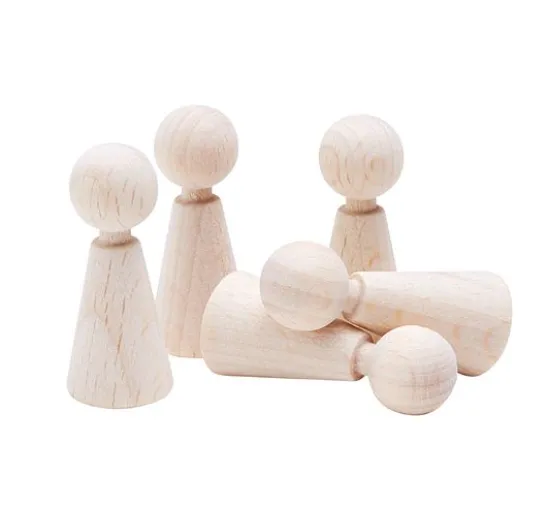 Figurenkegel, 5 stück