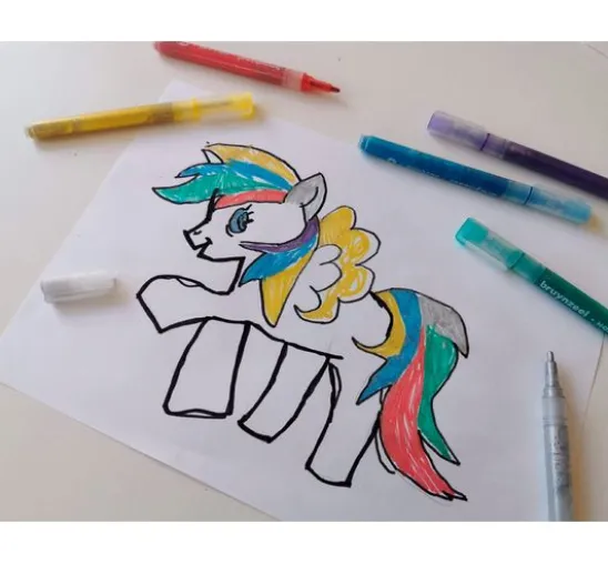 Filzstifte "Glitter", 6tlg.