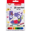 Filzstifte "Twin Point", 20tlg.