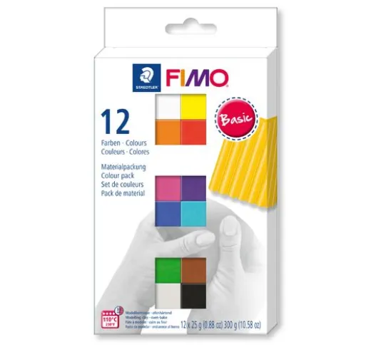 FIMO soft Materialpackung "Basic Colours"
