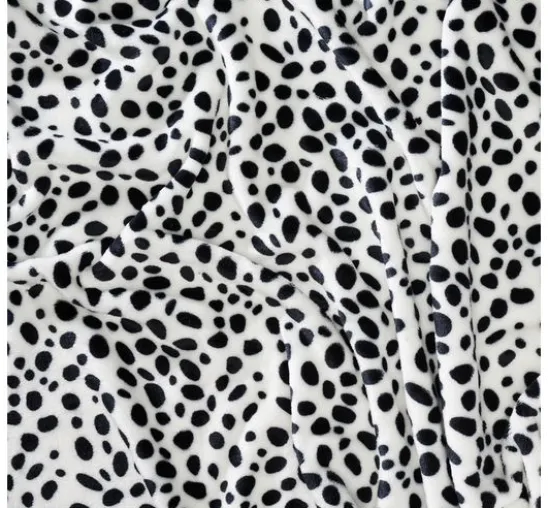 Fleece-Stoff "Dalmatiner"