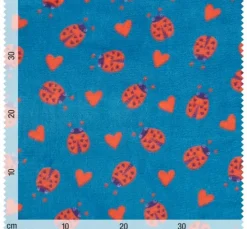 Fleece-Stoff "Ladybug"
