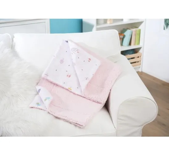 Fleece-Stoff "Lamm Rosé"