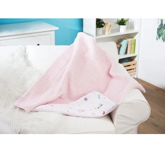 Fleece-Stoff "Lamm Rosé"