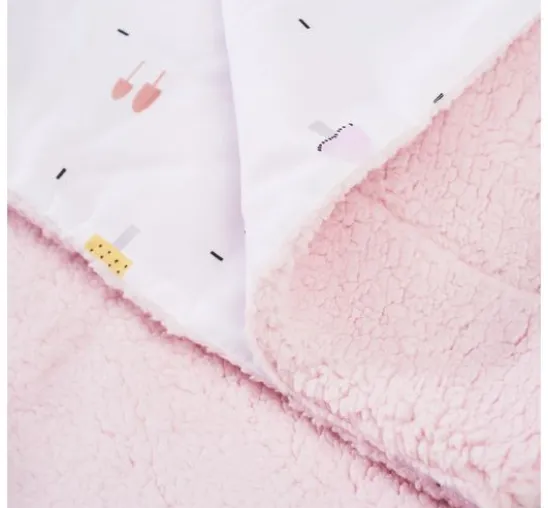 Fleece-Stoff "Lamm Rosé"