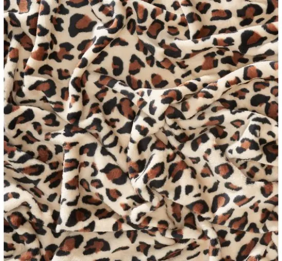 Fleece-Stoff "Leopard"