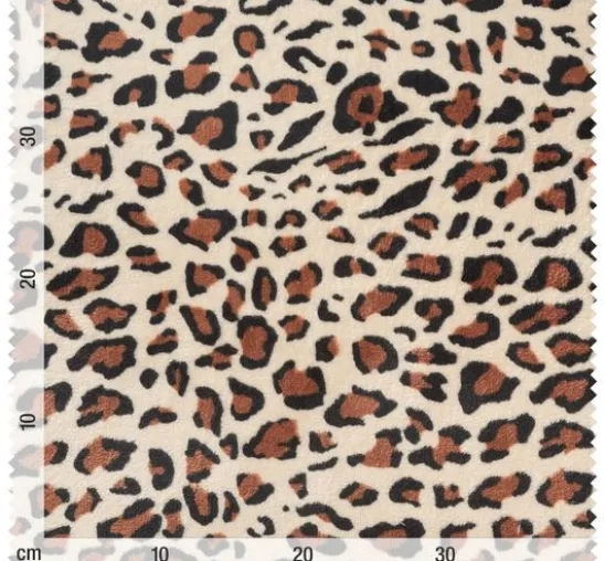 Fleece-Stoff "Leopard"