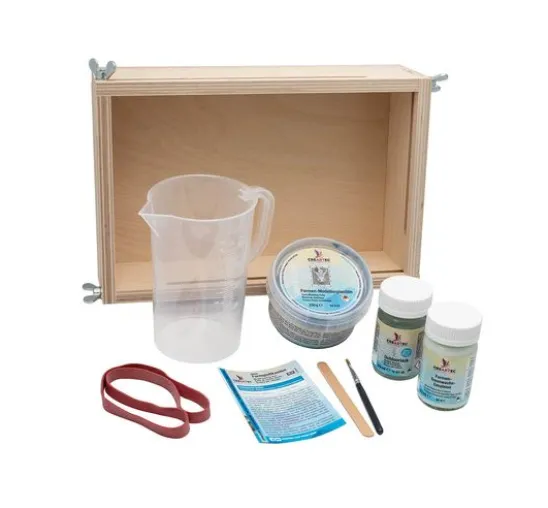 Formenbau-Set "Vario" mit Gießkasten