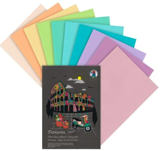 Fotokarton-Block "Pastell"