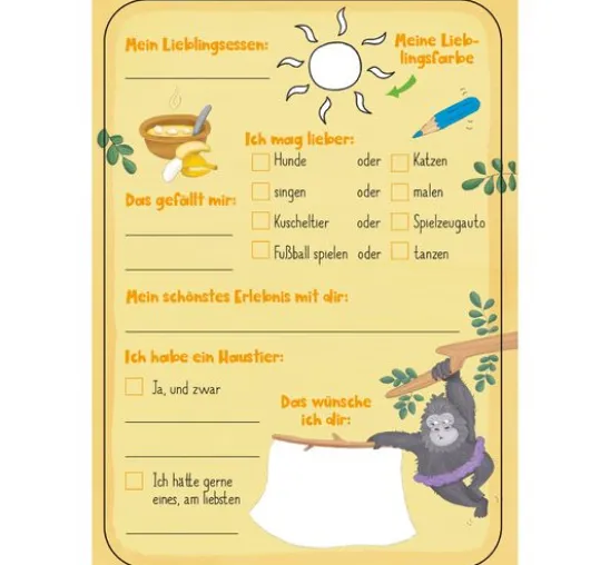 Freundebuch "Meine tierisch tollen Freunde"