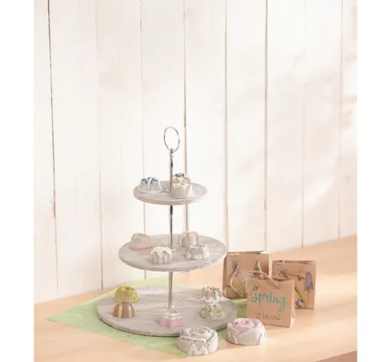 Gießform Etagere Rund